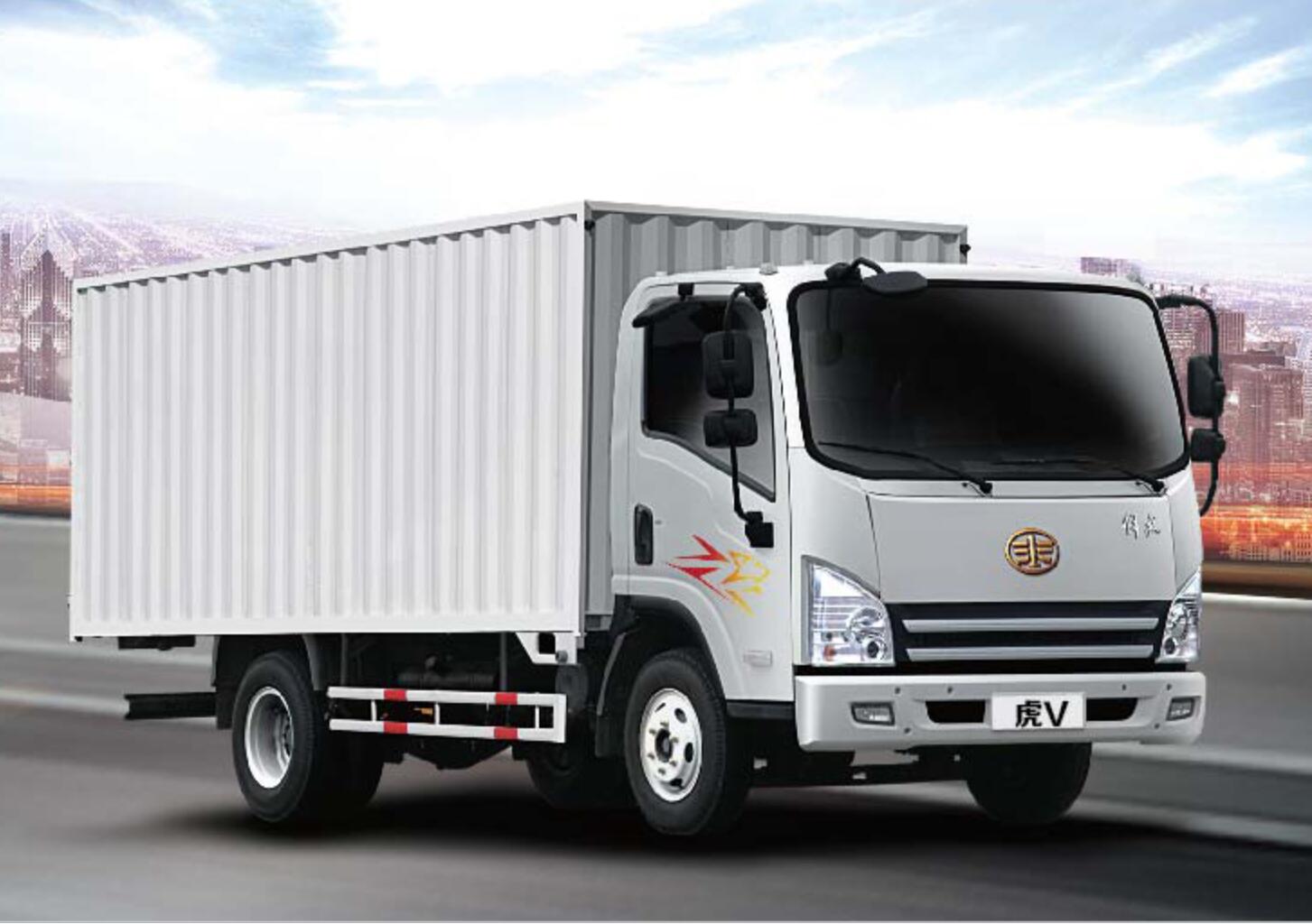 Faw Tiger Vh 4x2 Cargovan Light Truckfaw Truck Jiefang All Kinds Of